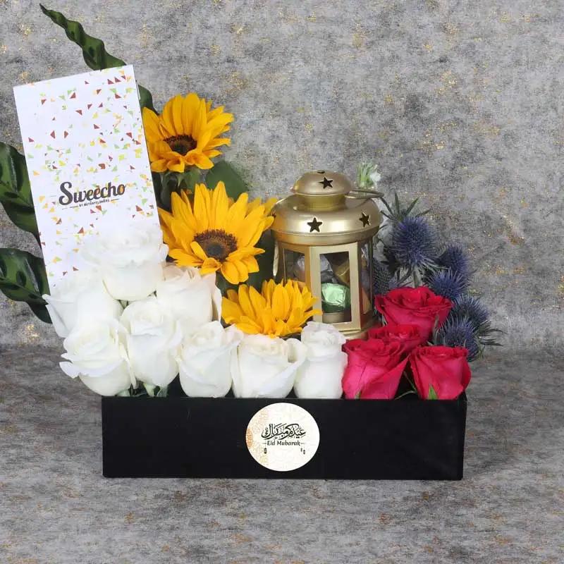 Eid Floral Hamper Black
