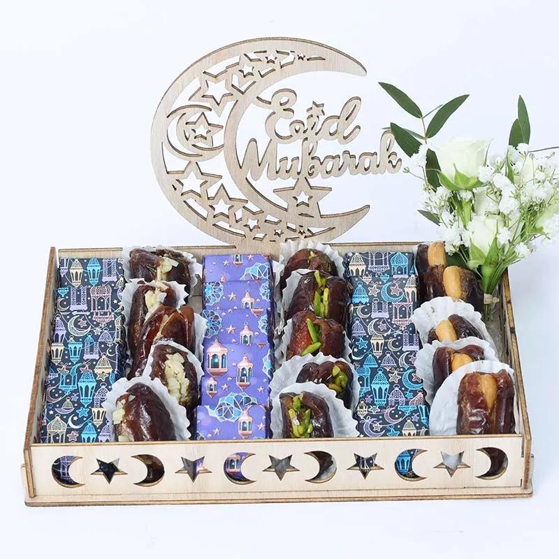 Eid Mubarak Chocolates and Dates Tray