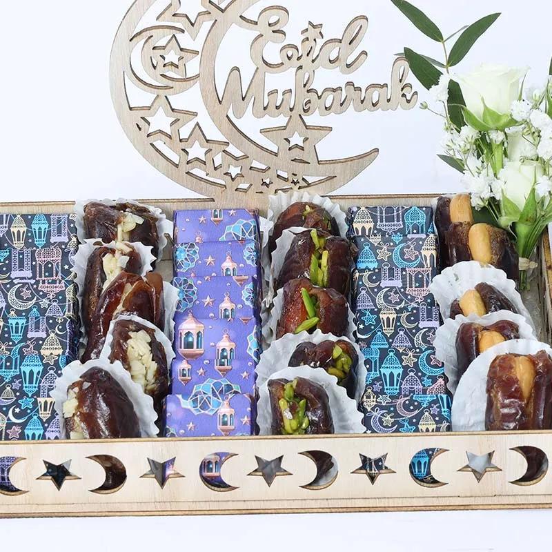 Eid Mubarak Chocolates and Dates Tray