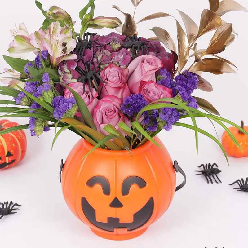 Evil Pumpkin Floral Arrangement