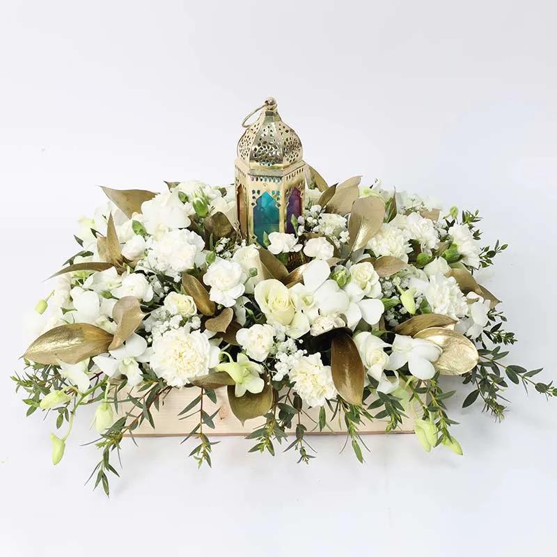 Feast Lantern Table Arrangement