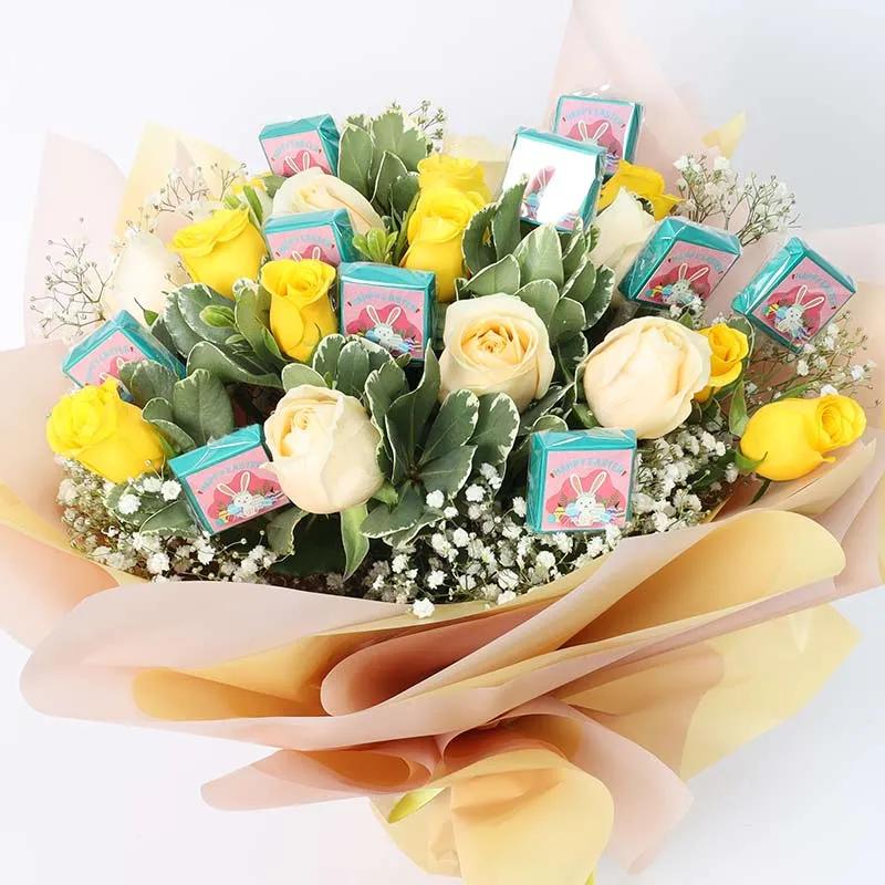 Floral and Easter Chocolate Bouquet