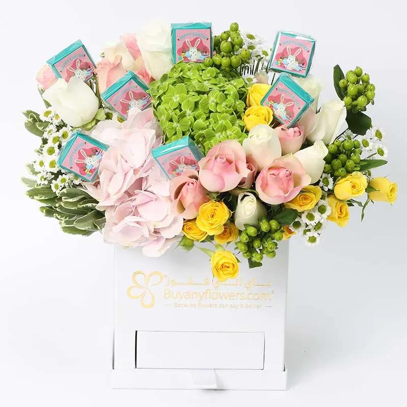 Floral Choco Easter Wishes