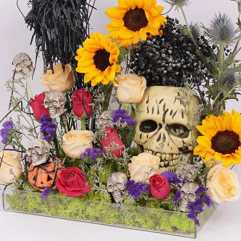 Floral Party with Skulls