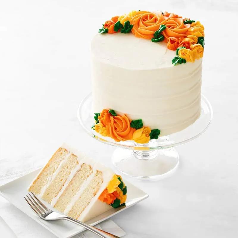 Floral Vanilla Cake 8 Portion