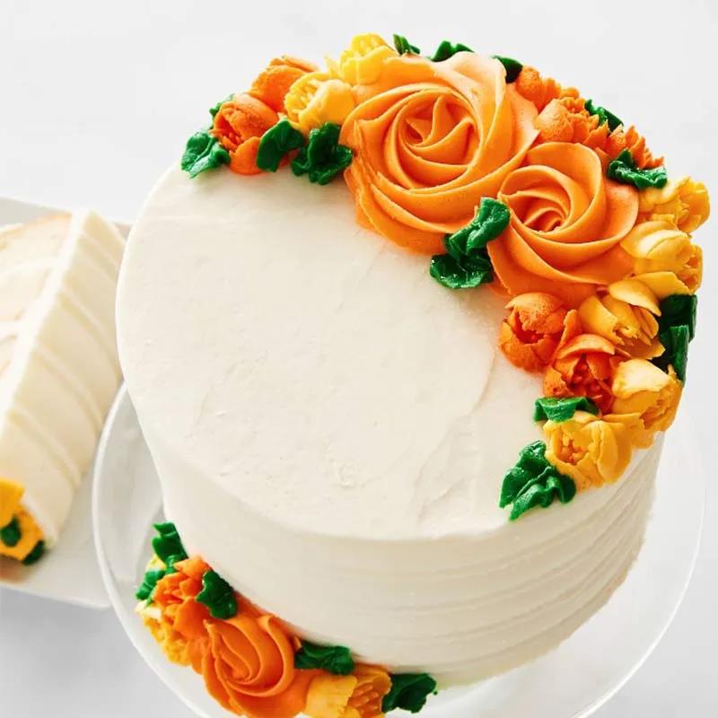 Floral Vanilla Cake 8 Portion