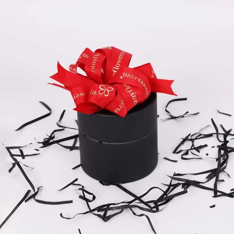 Forever Red Roses in Black Box