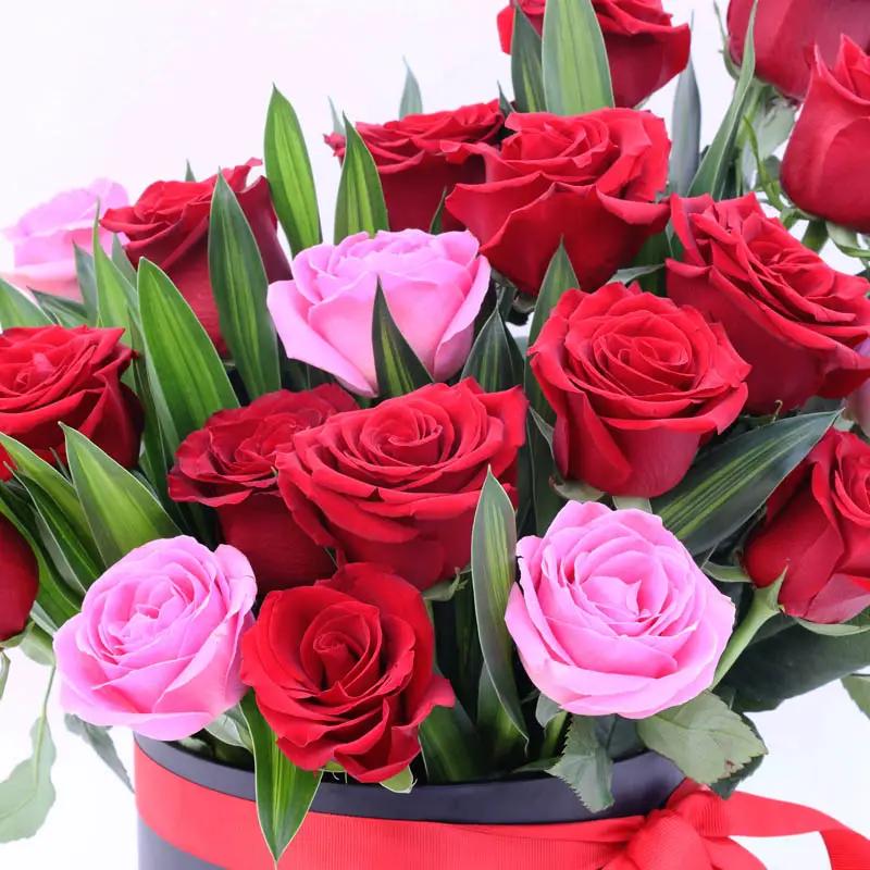For Love 21 Roses Box
