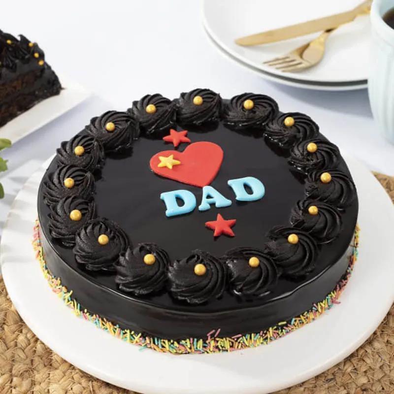 Fudge Cak for Dad 4 Portion