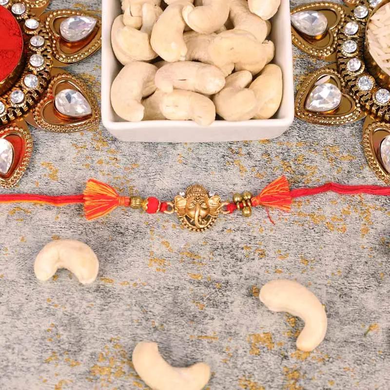 Ganesha Rakhi and Cashews