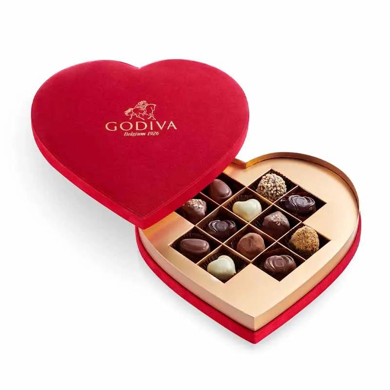 Godiva Coeur Gift Box Red 12 Pcs