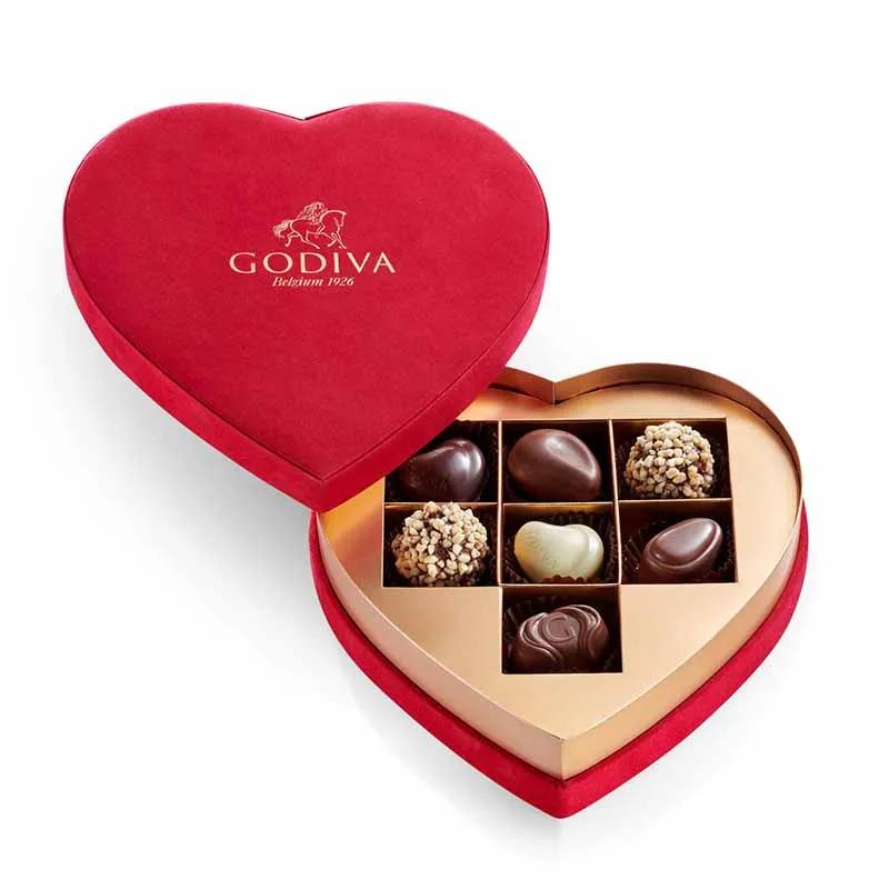 Godiva Coeur Gift Box Red 7 Pcs