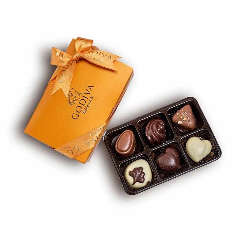Godiva Gold Ballotin Box 6 Pcs