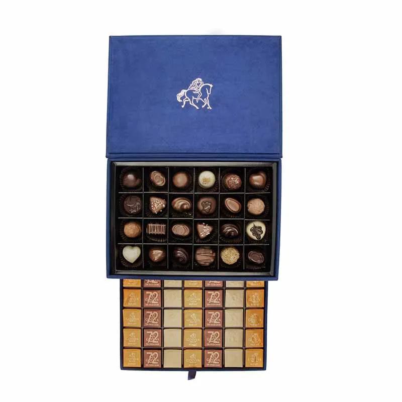 Godiva Royal Gift Box Blue Large 54 Pcs