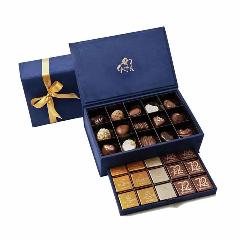 Godiva Royal Gift Box Small Navy Blue