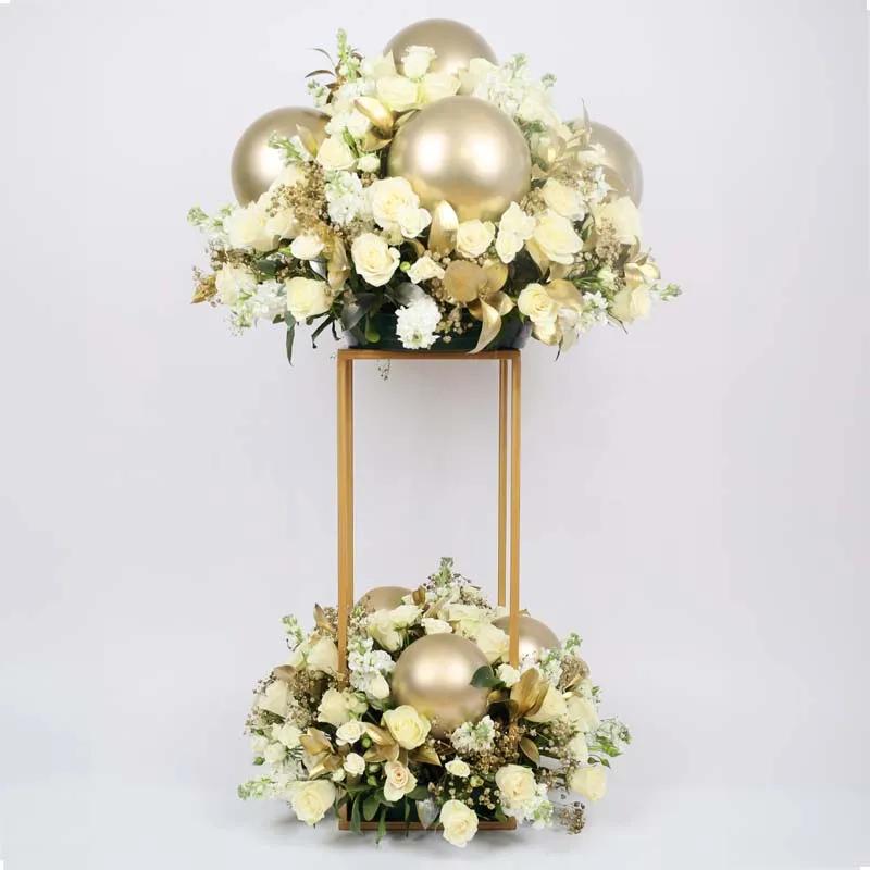 Golden Serenity Flower Stand Large