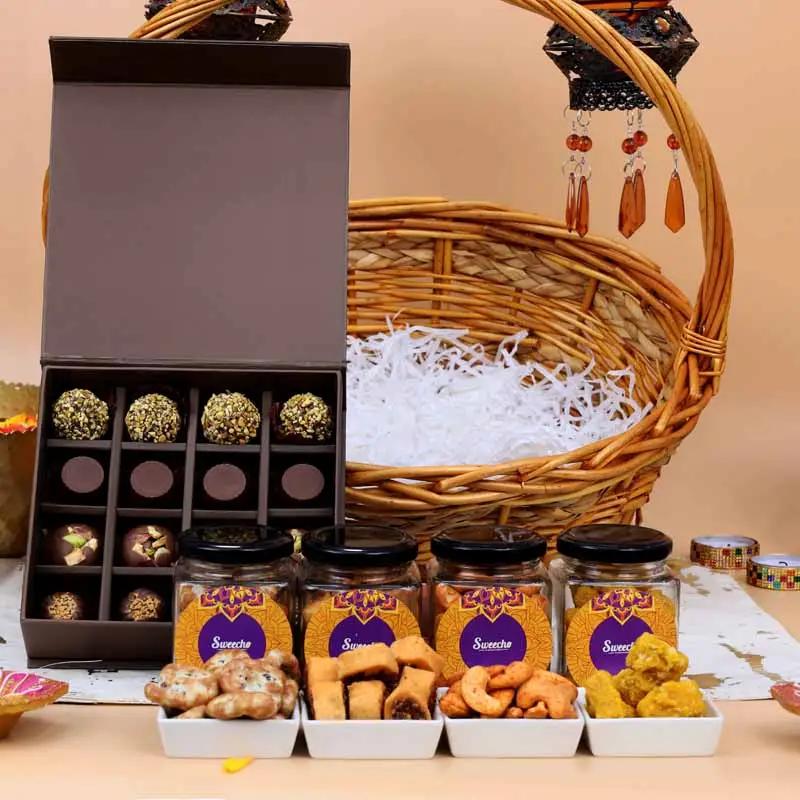 Gourmet Indulgence Gift Basket
