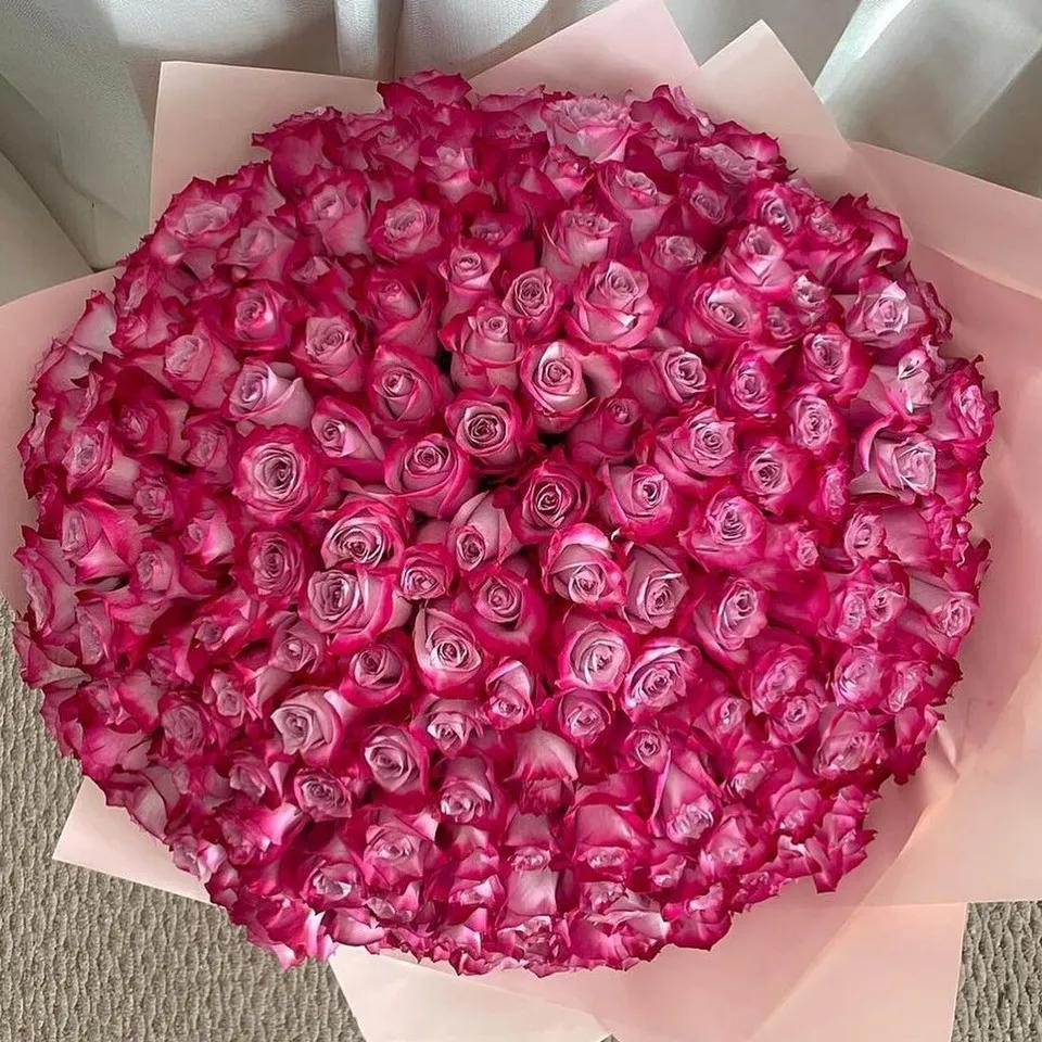 Grand Bouquet 201 Purple Roses