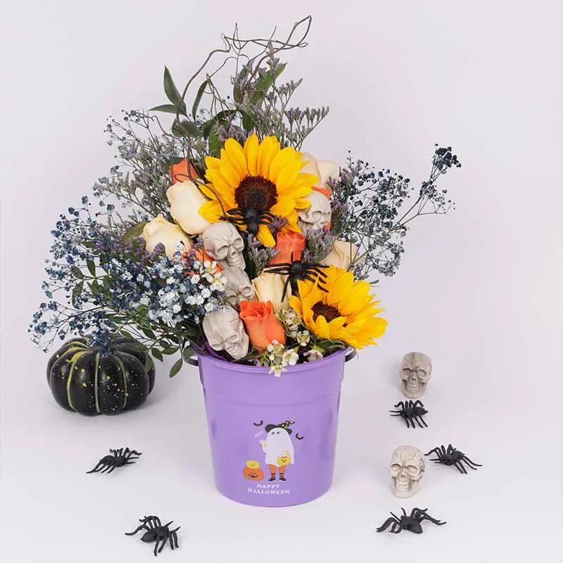 Halloween Flower Bucket