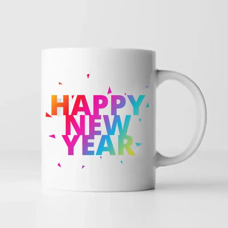 Happy New Year Mug Colorful