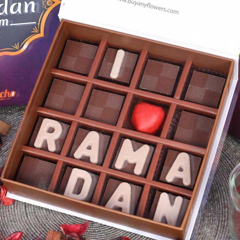 I Love Ramadan Chocolates By Sweecho