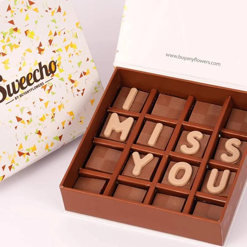 I Miss You Chocolates By Sweecho
