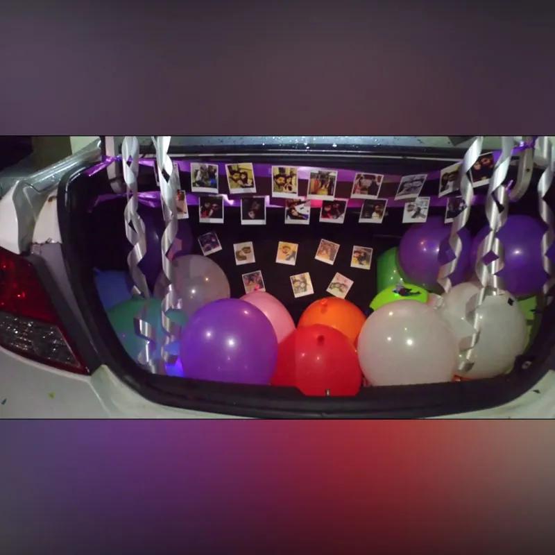 Images and Balloon Car Trunk Decor