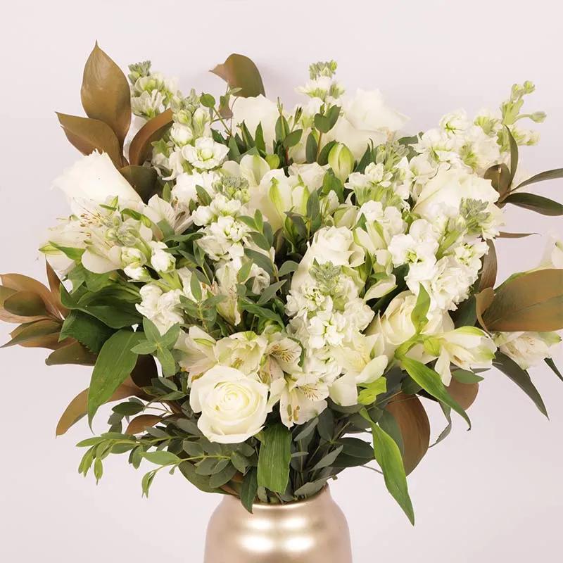 Ivory White Flower Arrangement