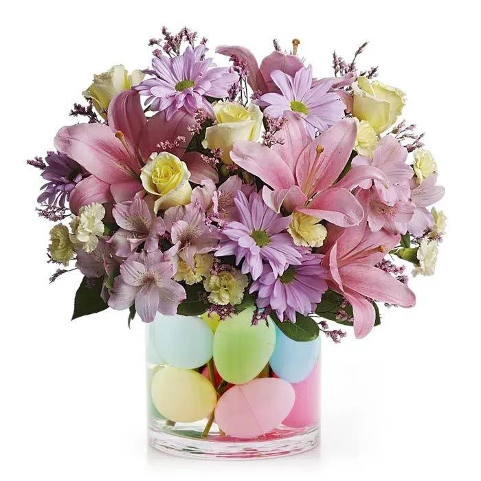 Joyful Easter Flower Arrangement