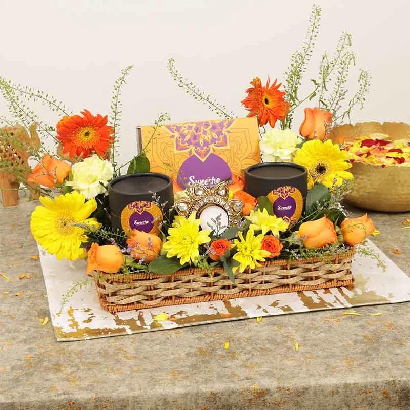 Joyful Festive Floral Hamper