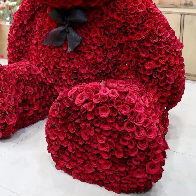 Love 1500 Red Roses Teddy Bear