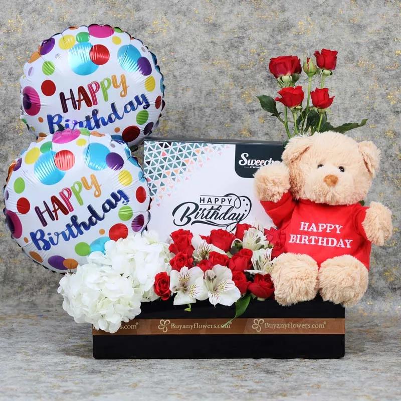 Love Birthday Flower Hamper