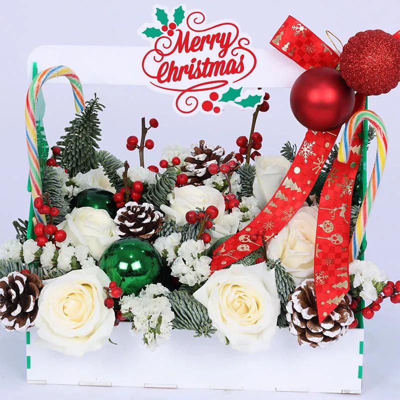 Merry Christmas Flower Tray