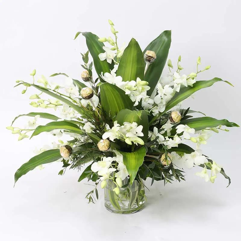 Orchid Floral Choco Tree