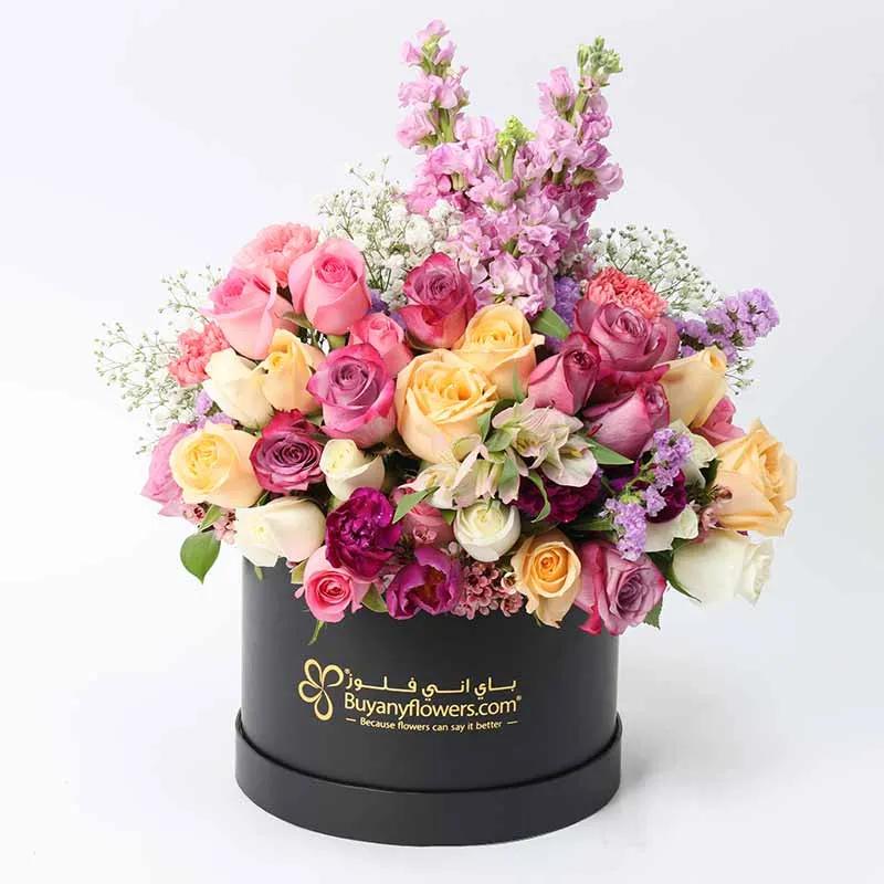 Pastel Elegance Flower Box