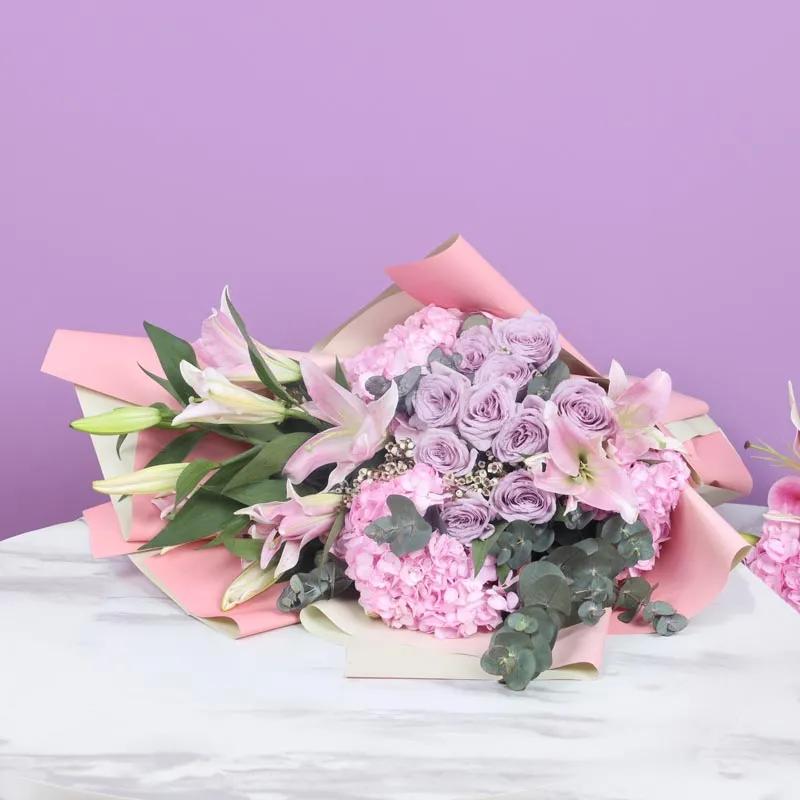 Pastel Elegance Mix Flower Bouquet