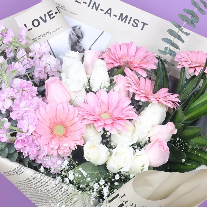 Pastel Gesture Flower Bouquet