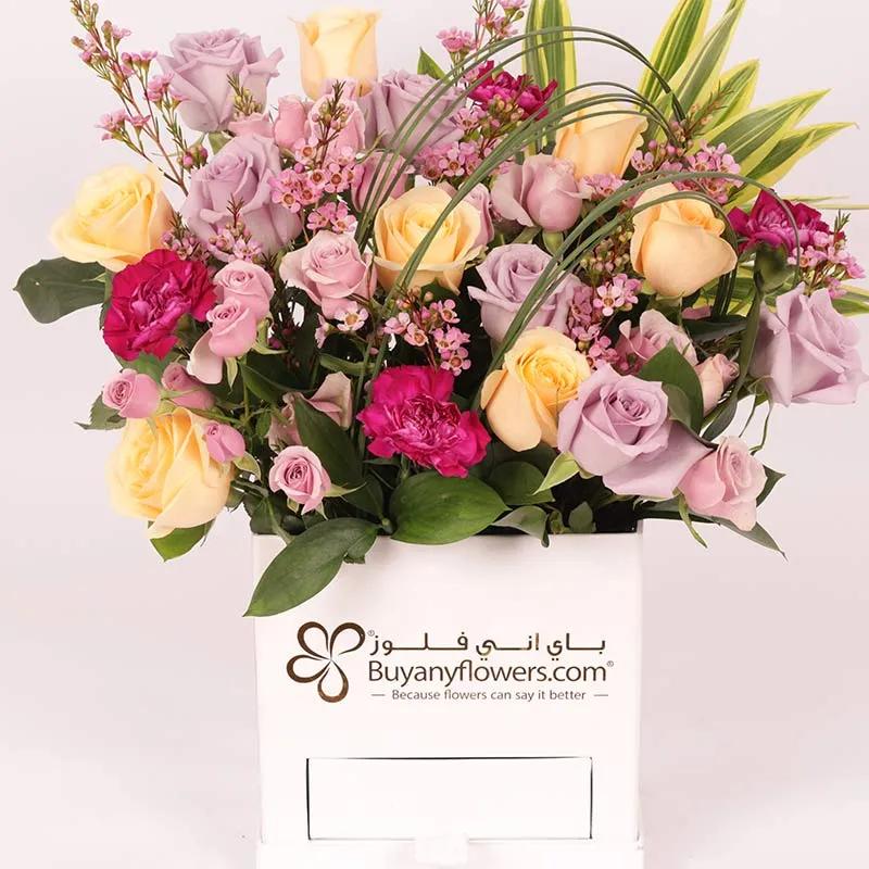 Pastel Hues Flower Box
