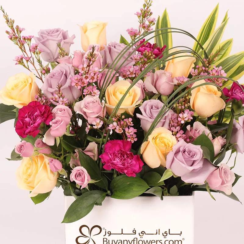 Pastel Hues Flower Box