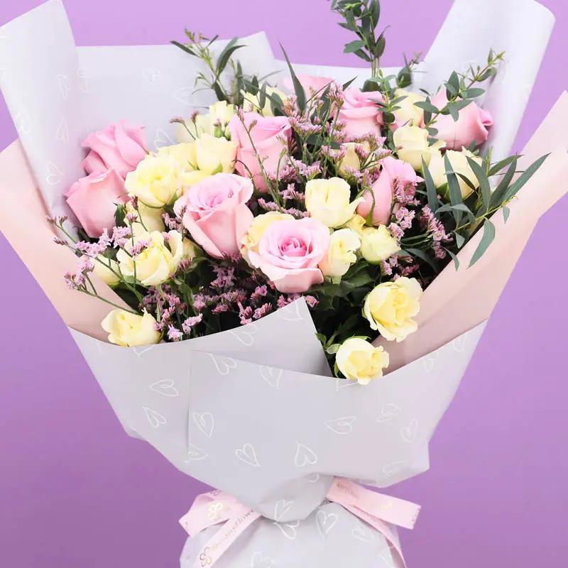 Pastel Paradise Roses Bouquet
