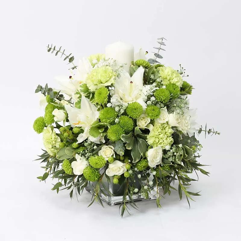 Peace Table Arrangement Green