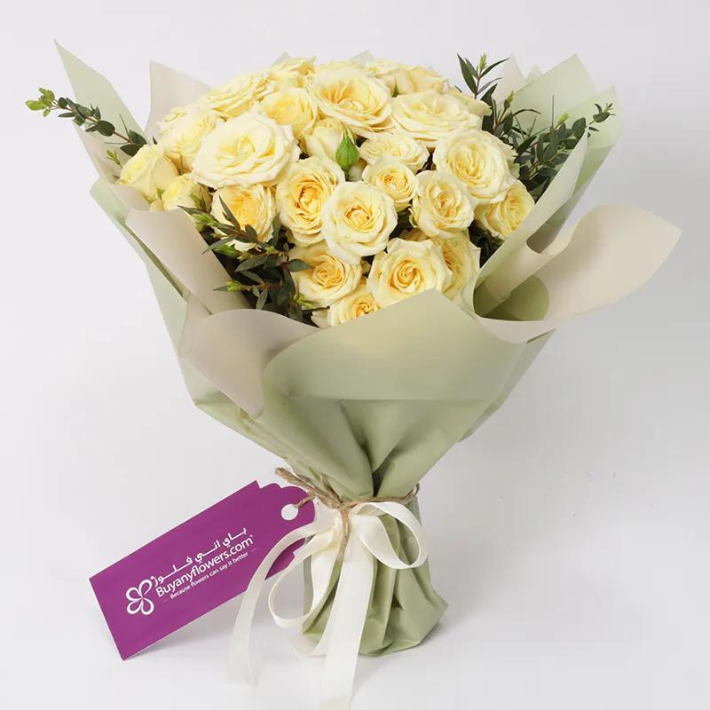 Peach Love 10 Baby Roses Bouquet