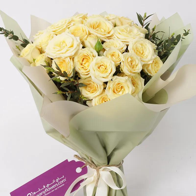 Peach Love 10 Baby Roses Bouquet