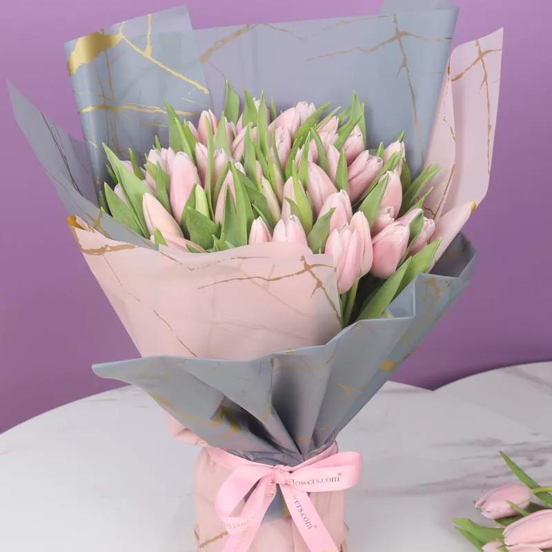 Pink Beauty 51 Tulips Bouquet