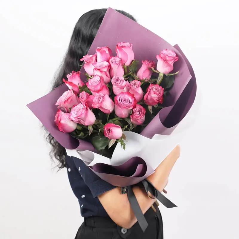 Poise 21 Purple Roses Bouquet
