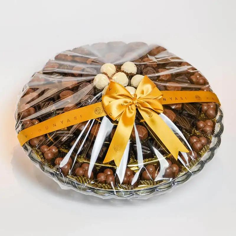 Premium Chocolate Tray Round