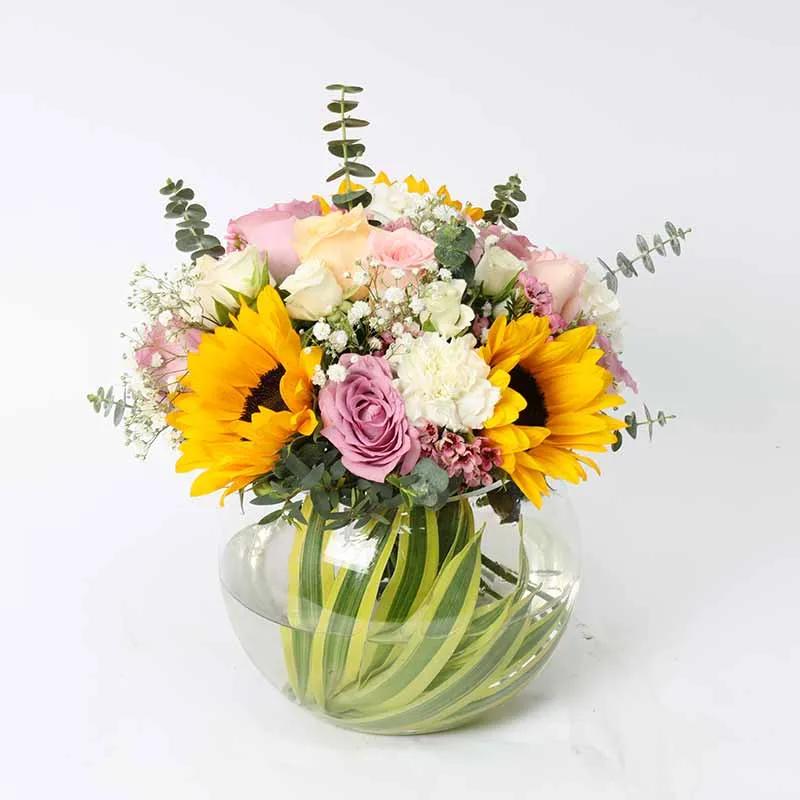 Pride Fish Bowl Arrangement