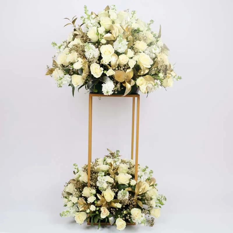 Pure and Gold Flower Stand Large