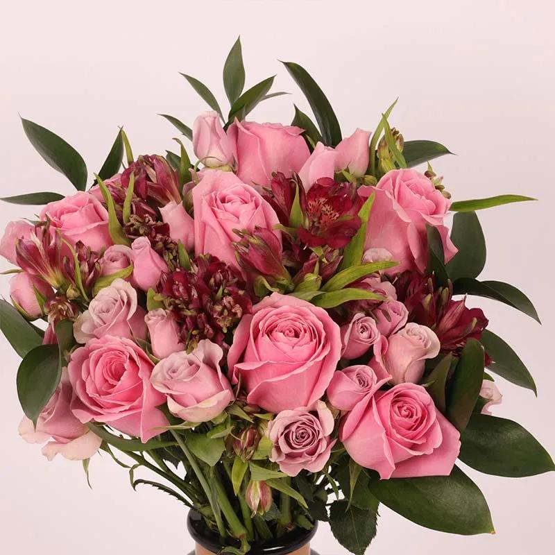 Purple and Pink Floral Duet