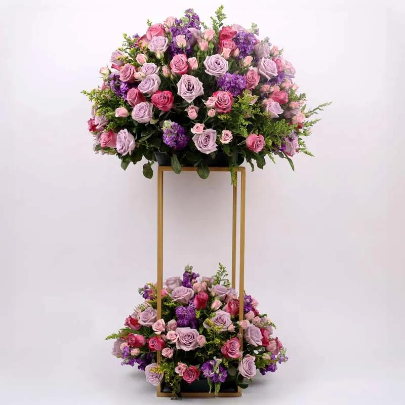 Purple Paradise Flower Stand Large